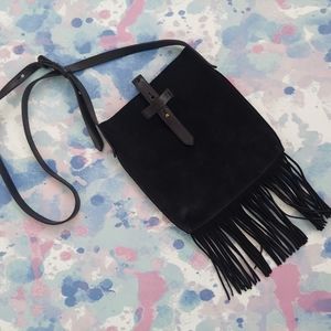 Madewell | Monterey Leather Fringe Crossbody